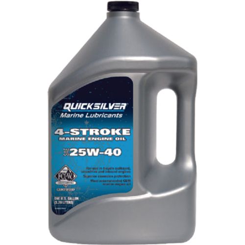 4-Stroke FC-W Mineral Formulation Outboard Motor Oil, 25W-40 4L. @3