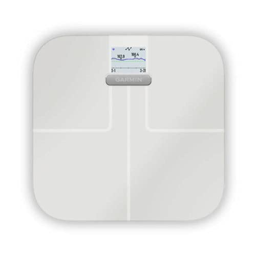 Garmin Index S2, Smart Scale with Wireless Connectivity, Measure Body Fat, Muscle, Bone Mass, Body Water% and More, Black