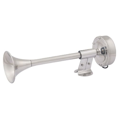 Seachoice 50-14621 Compact Single Trumpet Electric Horn 12V Stainless Steel