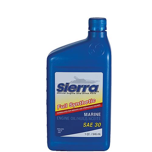 Sierra 30 Wt. Full Synthetic 4-Cycle Marine Engine Oil, Qt.47-94102