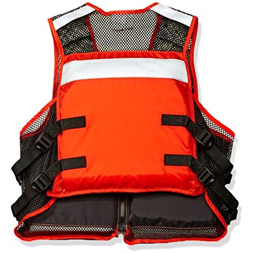 MUSTANG SURVIVAL Industrial Mesh Vest with Solas Reflective Tape