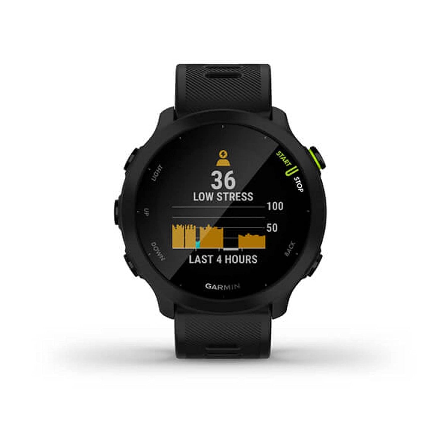 Garmin Forerunner 55, GPS Running Watch with Daily Suggested Workouts, Up to 2 Weeks of Battery Life, White