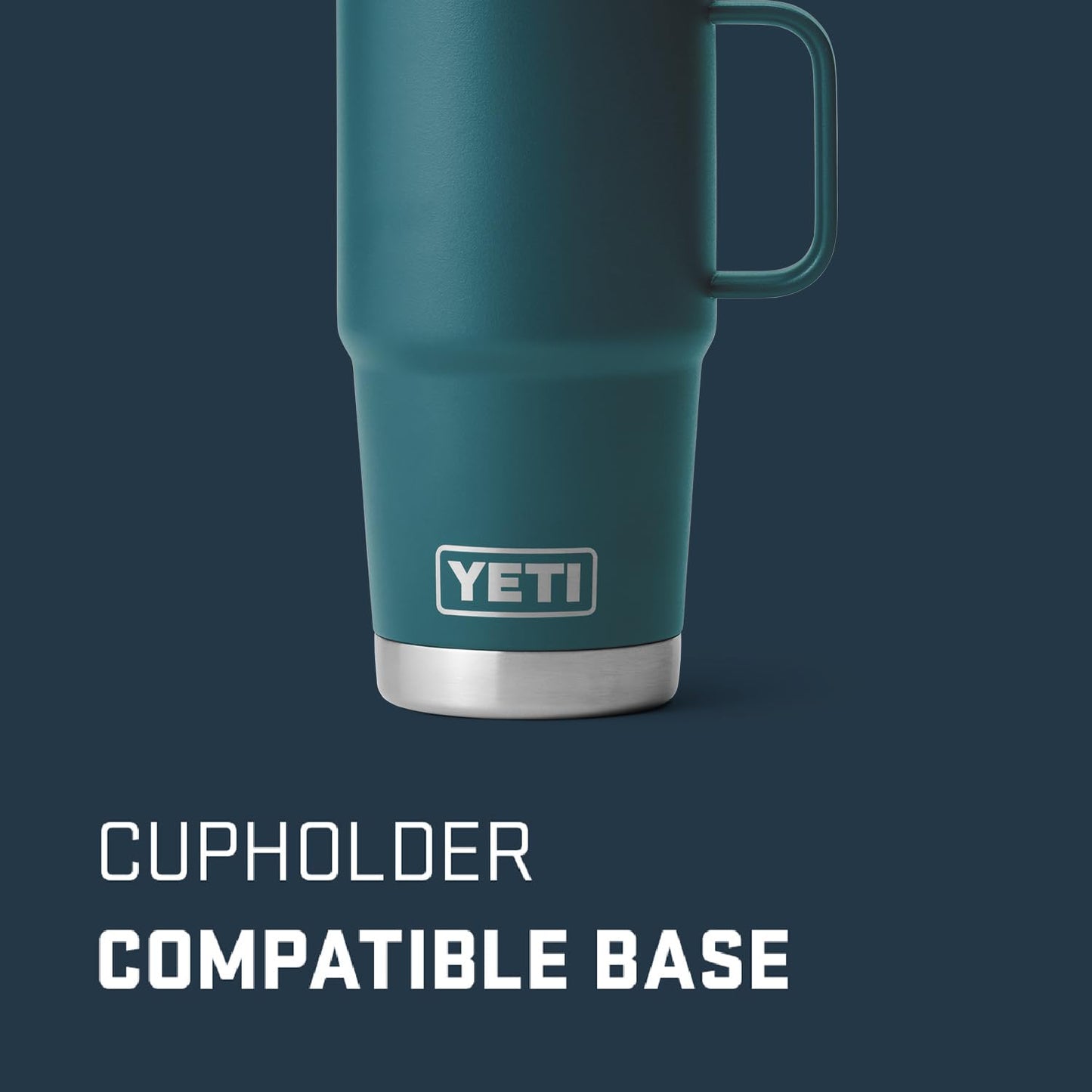 YETI Rambler 20 oz Travel Mug, Stainless Steel, Vacuum Insulated with Stronghold Lid, King Crab