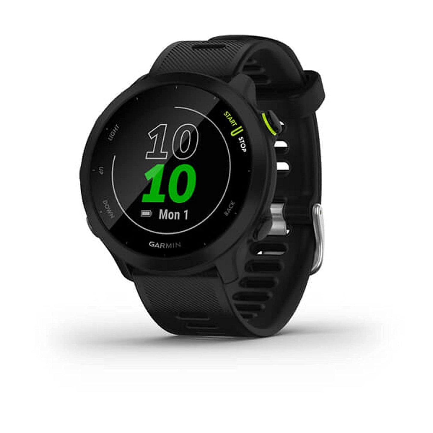 Garmin Forerunner 55, GPS Running Watch with Daily Suggested Workouts, Up to 2 Weeks of Battery Life, White