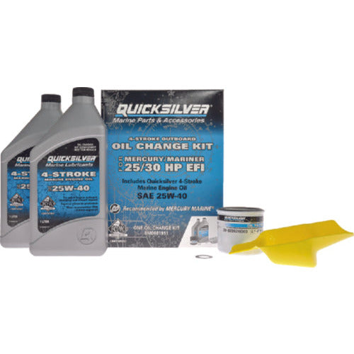 Quicksilver 4-Stroke Outboard Oil Change Kit, 2-Liter 710-8M0081911