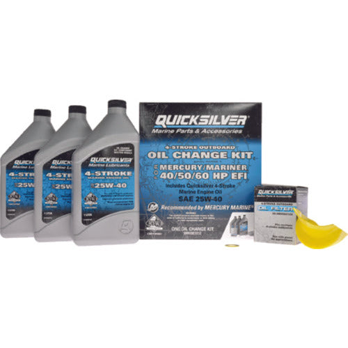 Quicksilver  4-Stroke Outboard Oil Change Kit, 3-Liter 710-8M0081912