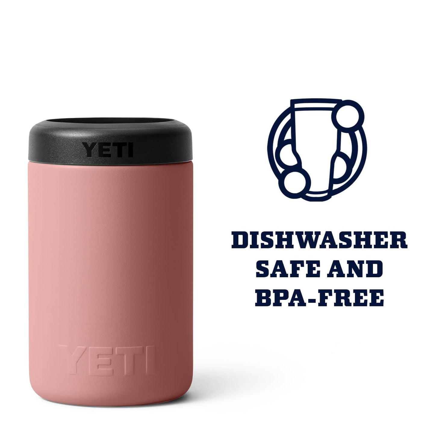 YETI Rambler 12 oz. Colster Can Insulator for Standard Size Cans, Stainless 1 Count (Pack of 1)