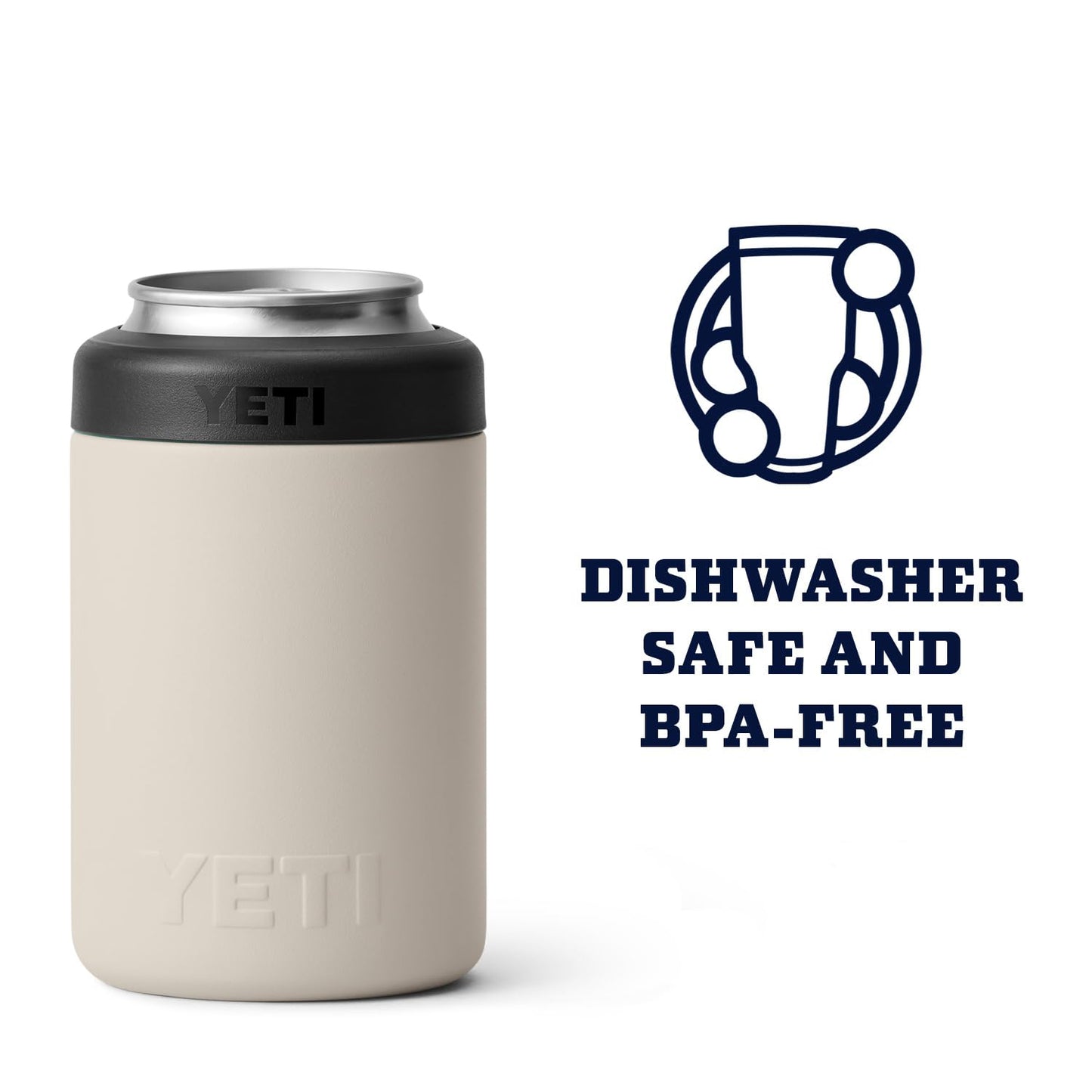 YETI Rambler 12 oz. Colster Can Insulator for Standard Size Cans, Stainless 1 Count (Pack of 1)