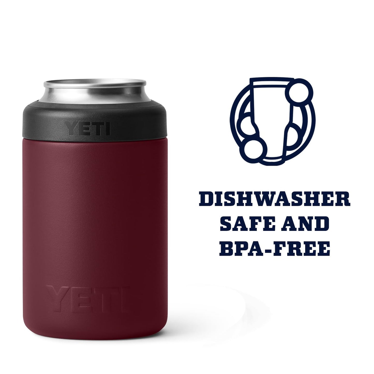 YETI Rambler 12 oz. Colster Can Insulator for Standard Size Cans, Stainless 1 Count (Pack of 1)