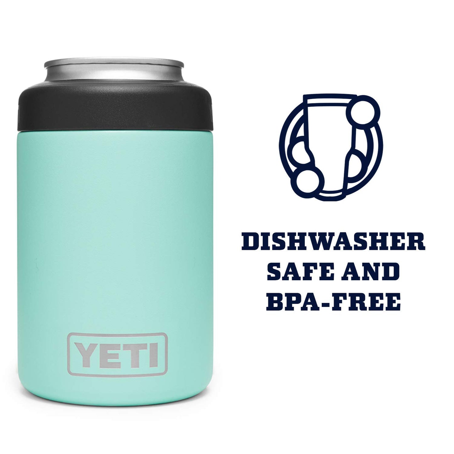 YETI Rambler 12 oz. Colster Can Insulator for Standard Size Cans, Stainless 1 Count (Pack of 1)