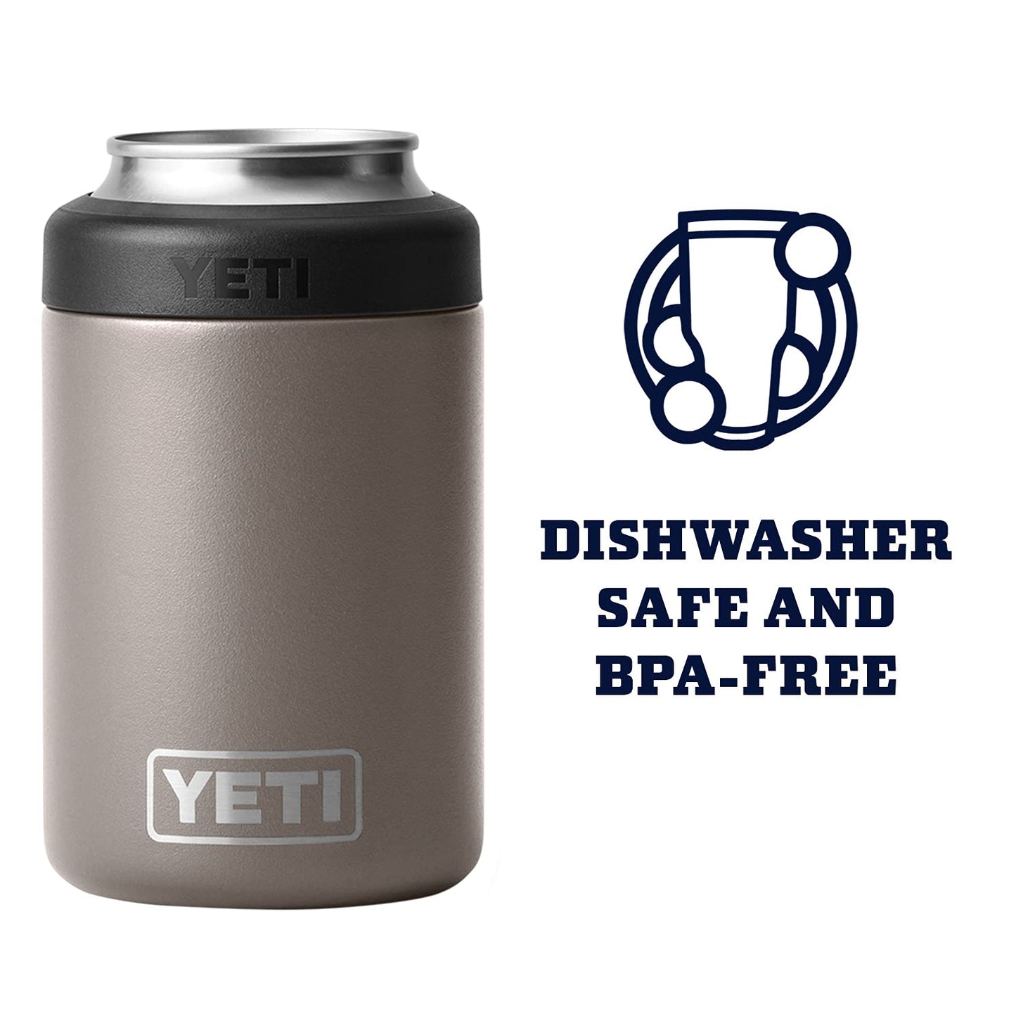 YETI Rambler 12 oz. Colster Can Insulator for Standard Size Cans, Stainless 1 Count (Pack of 1)