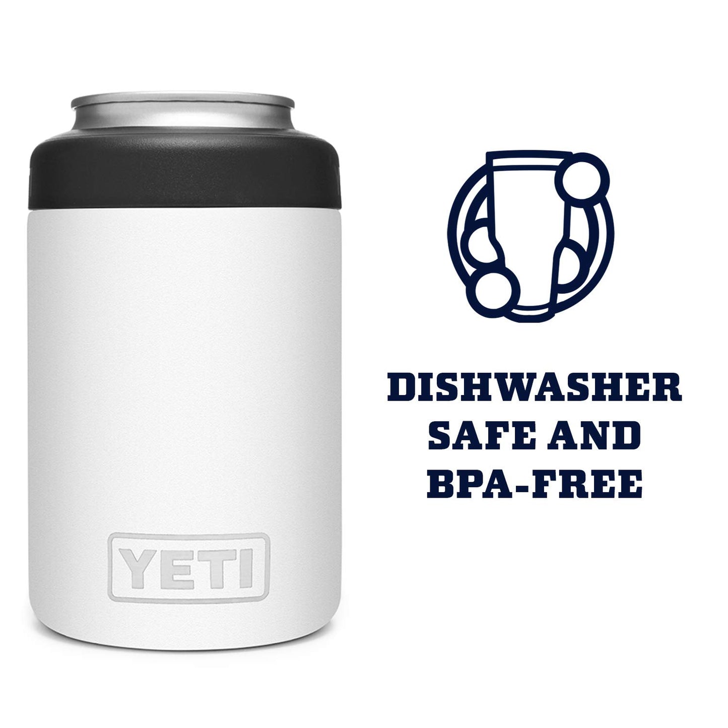 YETI Rambler 12 oz. Colster Can Insulator for Standard Size Cans, Stainless 1 Count (Pack of 1)