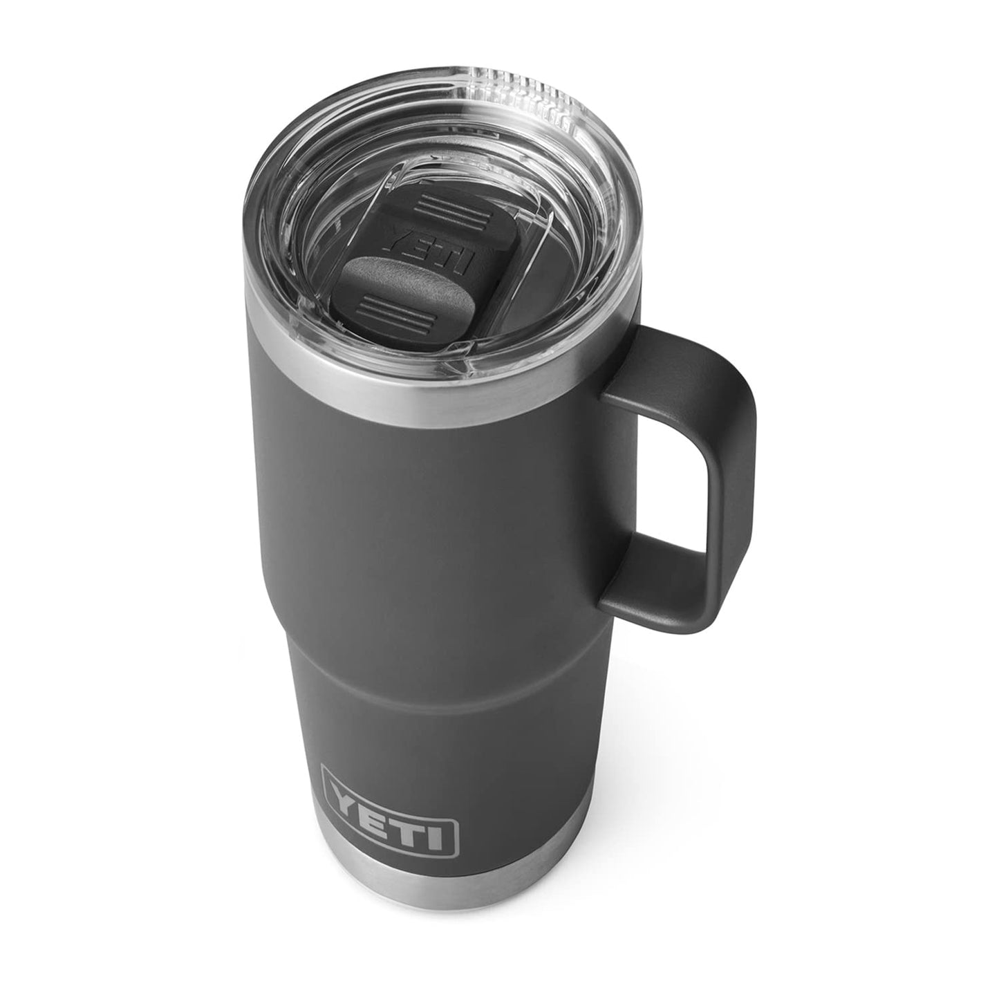 YETI Rambler 20 oz Travel Mug, Stainless Steel, Vacuum Insulated with Stronghold Lid, King Crab