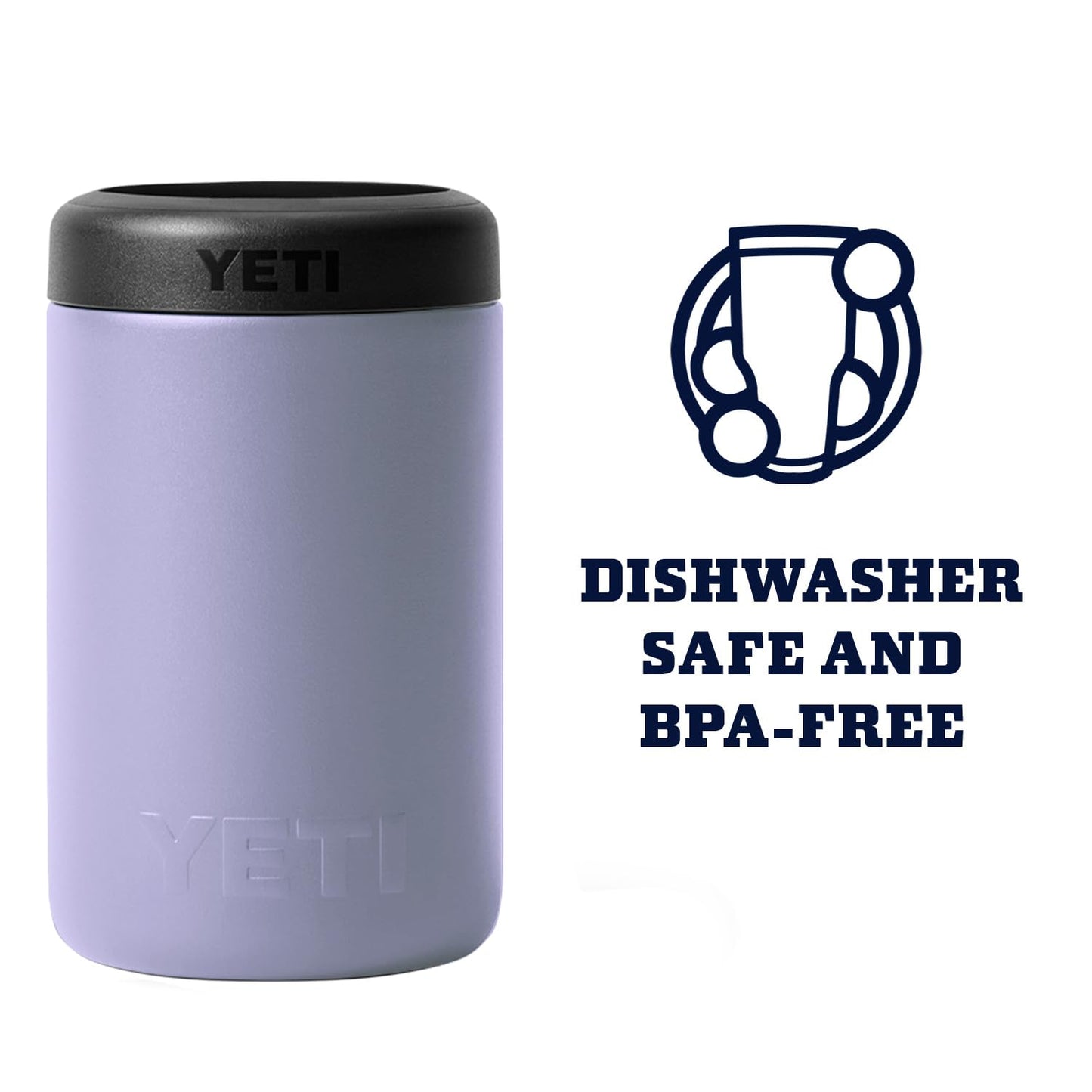 YETI Rambler 12 oz. Colster Can Insulator for Standard Size Cans, Stainless 1 Count (Pack of 1)