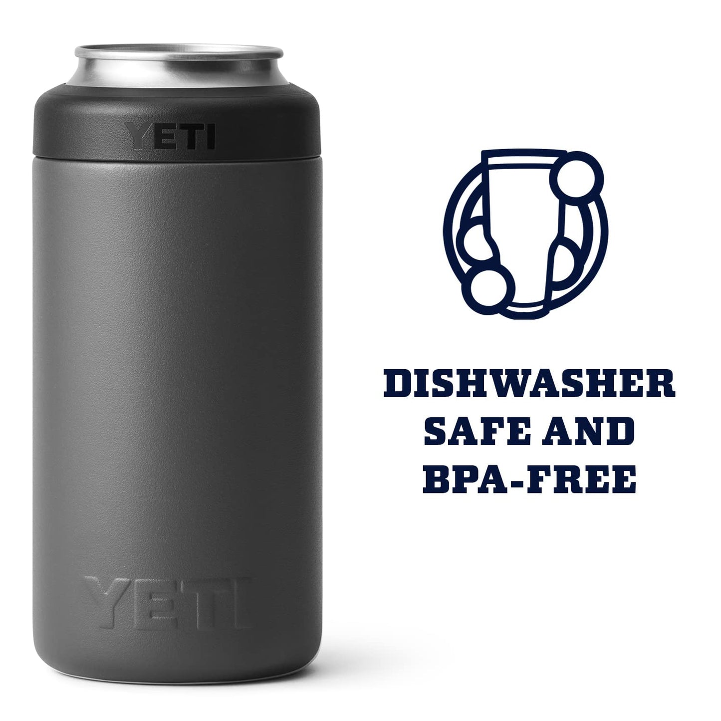 YETI Rambler 16 oz. Colster Tall Can Insulator for Tallboys & 16 oz. Cans, Alpine Yellow