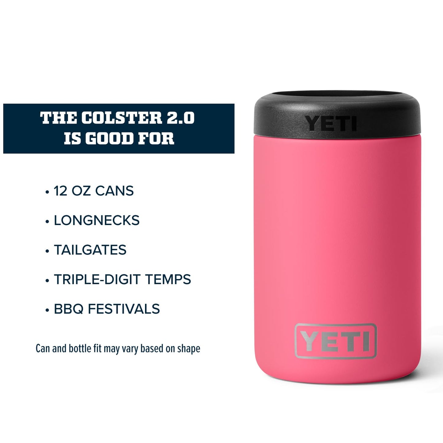 YETI Rambler 12 oz. Colster Can Insulator for Standard Size Cans, Stainless 1 Count (Pack of 1)