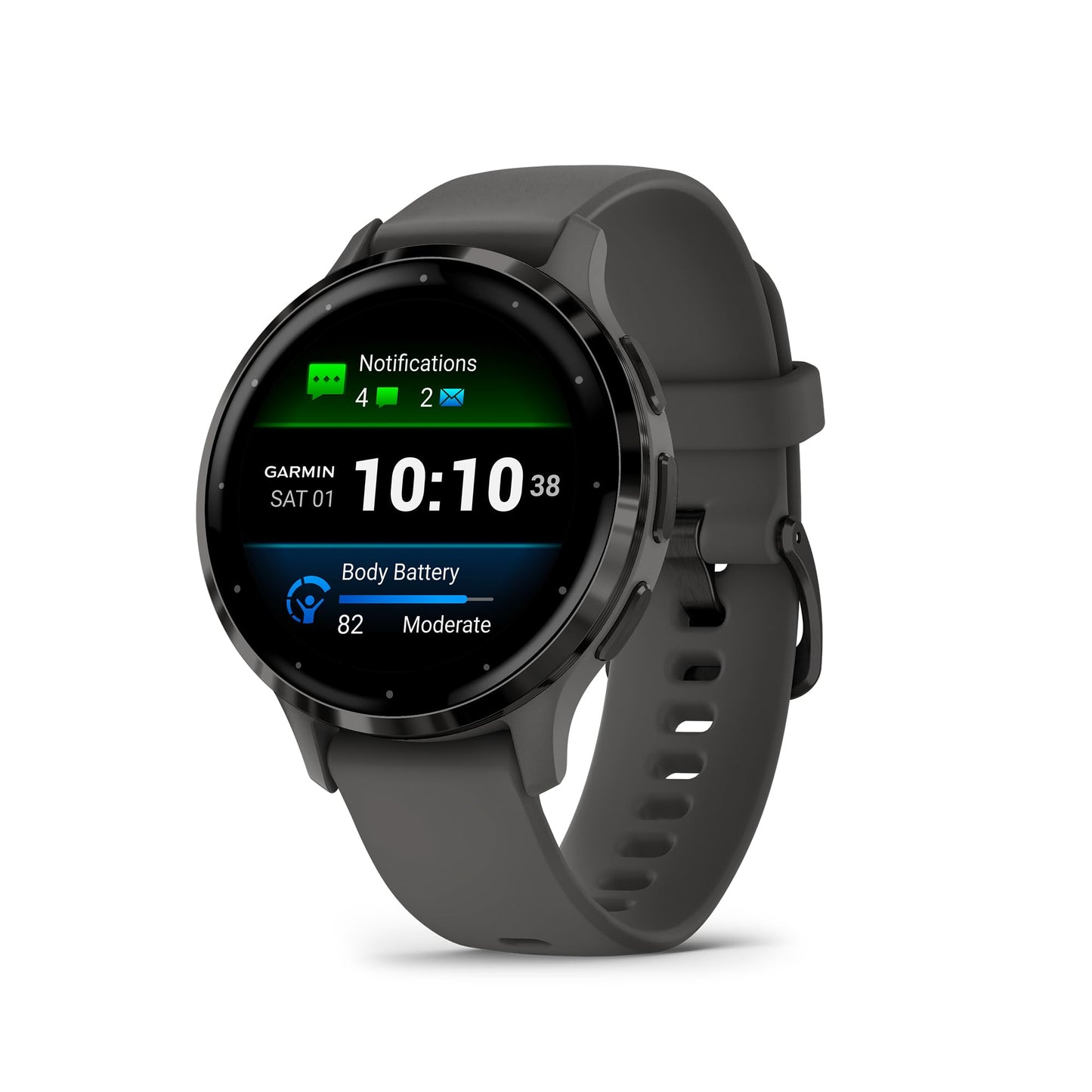 Garmin Venu 3, GPS Smartwatch, AMOLED Display, Advanced Health and Fitness Features, Up to 14 Days of Battery, Whitestone