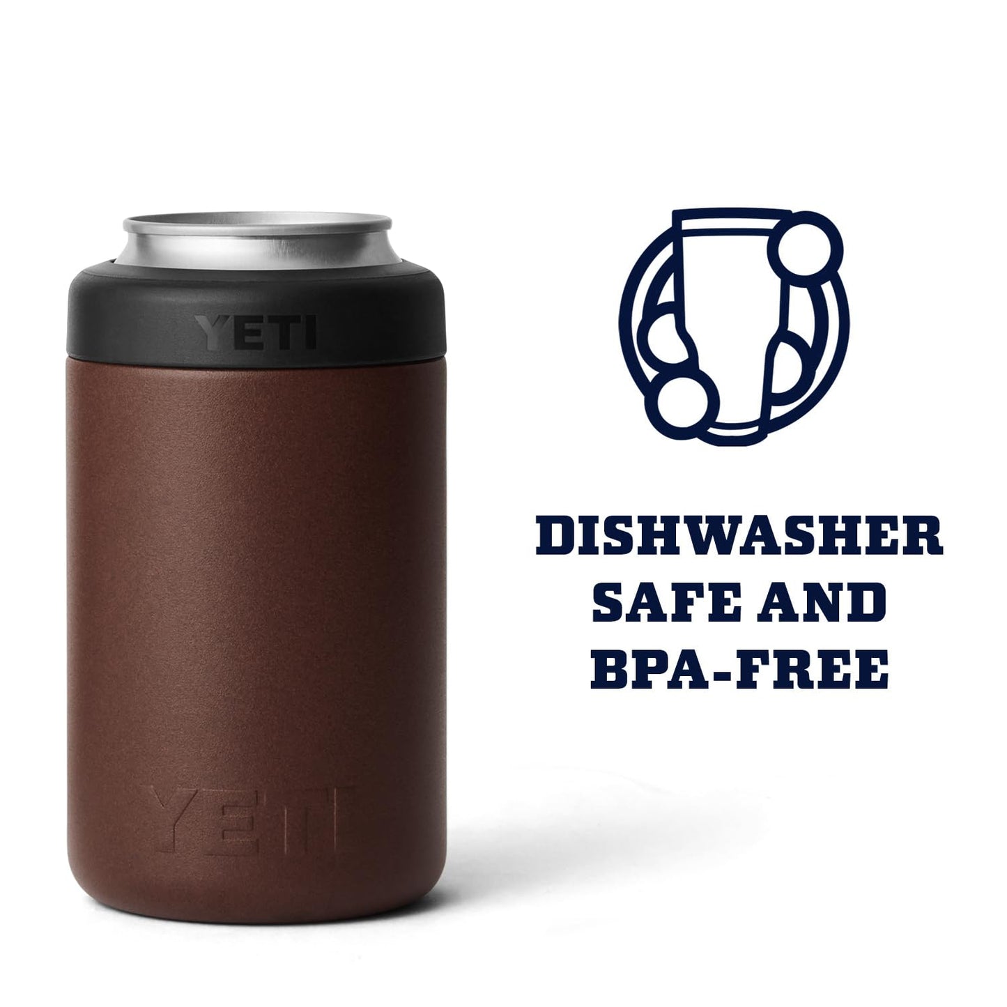 YETI Rambler 12 oz. Colster Can Insulator for Standard Size Cans, Stainless 1 Count (Pack of 1)