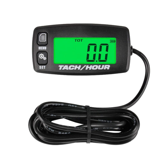 Tachometer with Hour Meter Backlit Display for All Gasoline Engines