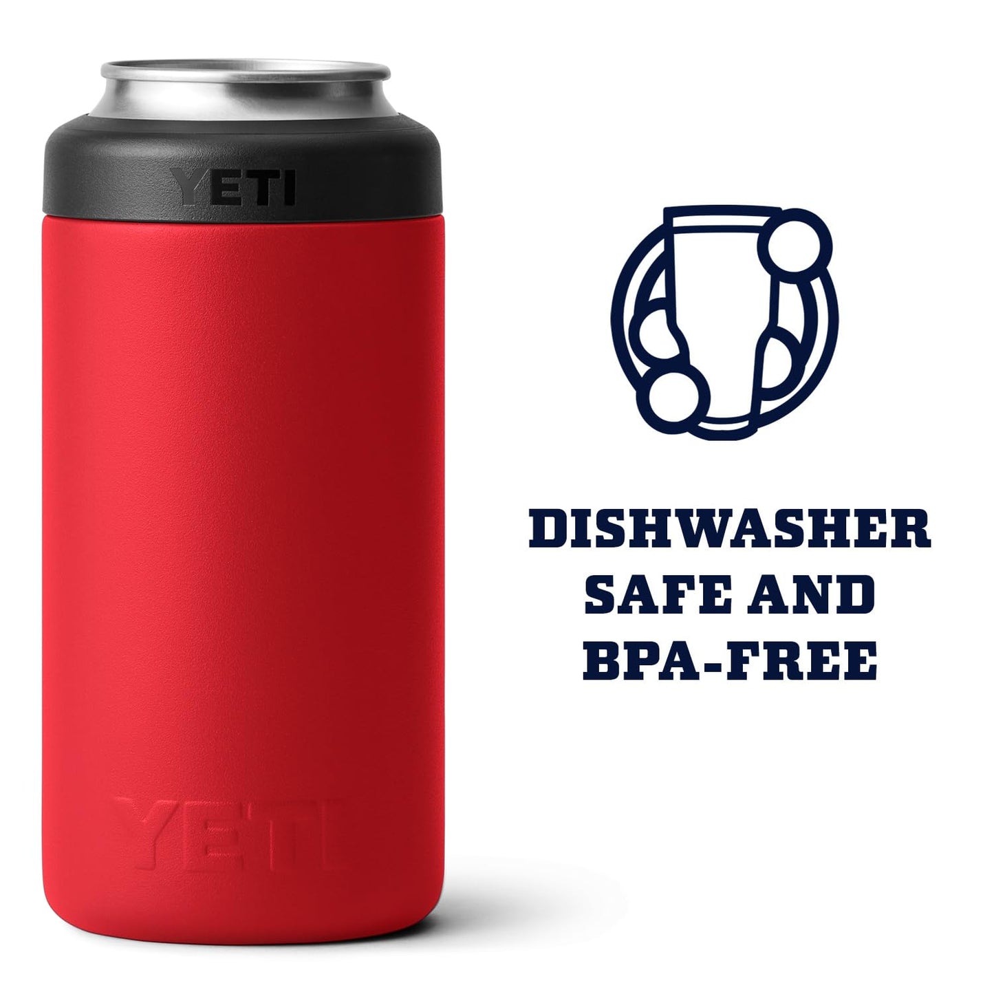 YETI Rambler 16 oz. Colster Tall Can Insulator for Tallboys & 16 oz. Cans, Alpine Yellow