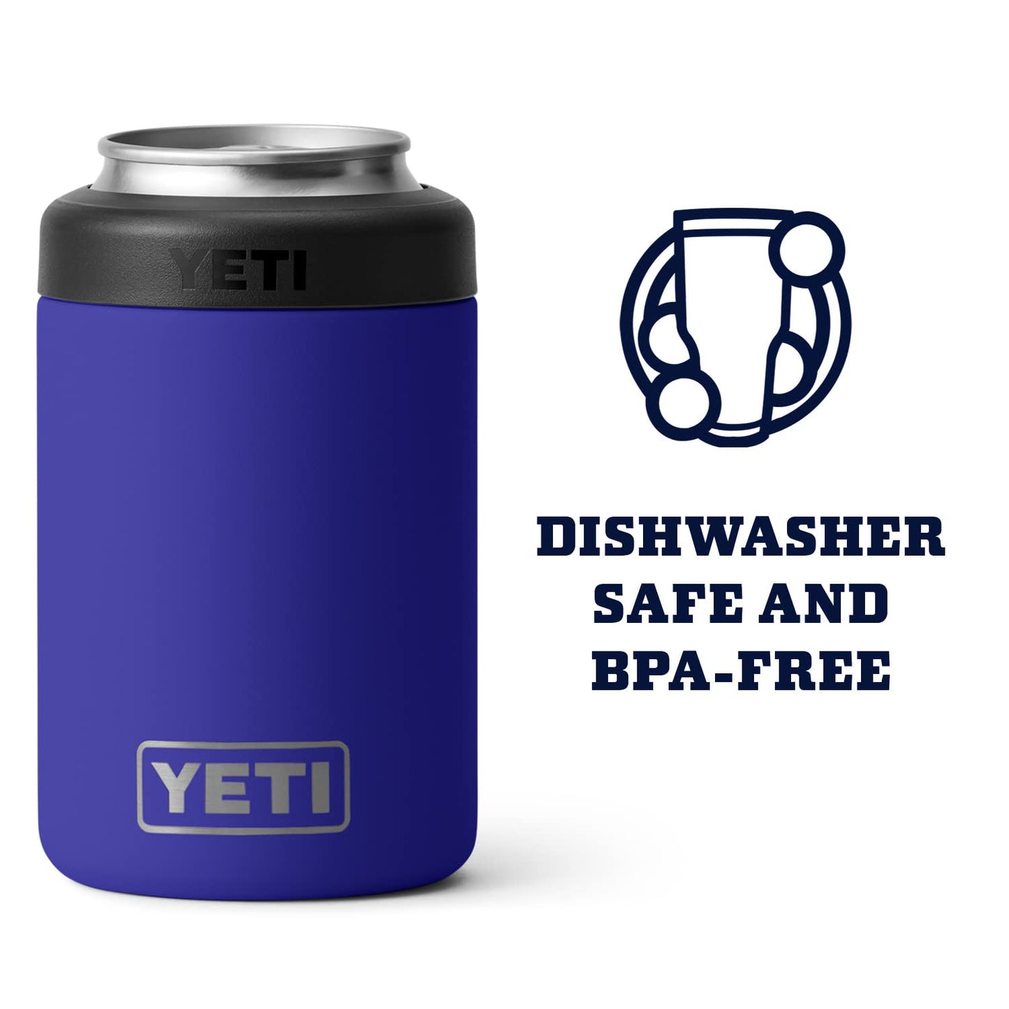 YETI Rambler 12 oz. Colster Can Insulator for Standard Size Cans, Stainless 1 Count (Pack of 1)