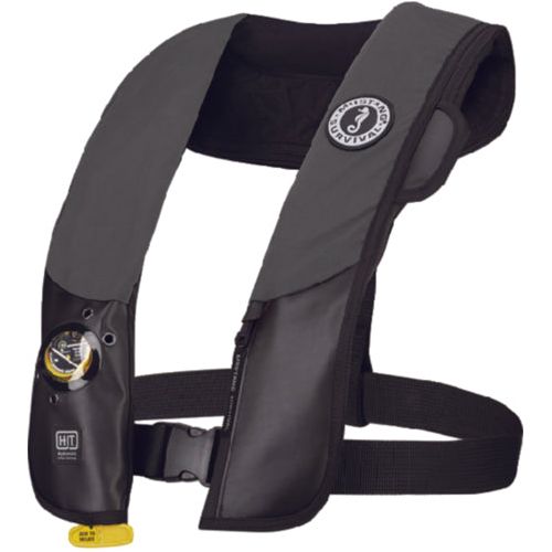 Mustang MD315302262 HIT™ Hydrostatic Inflatable PFD, Grey/Black