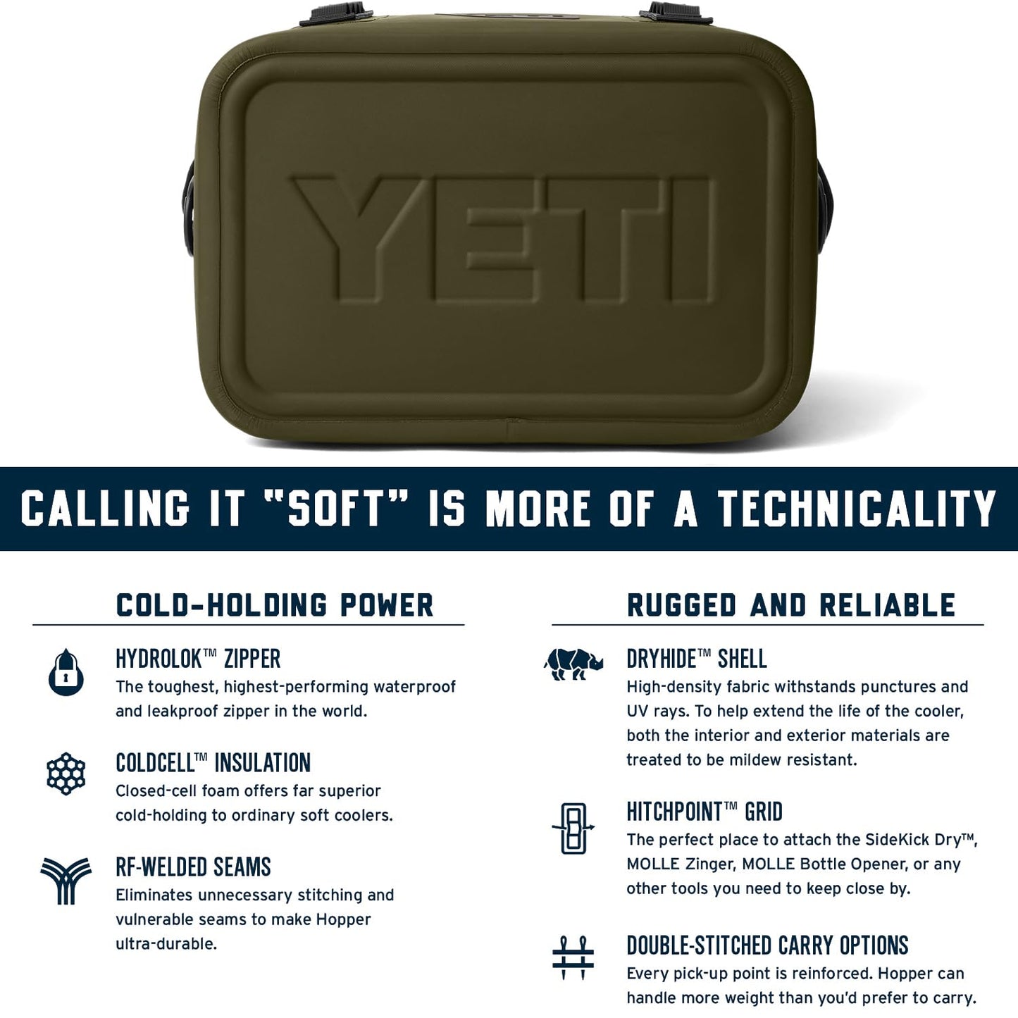 YETI Hopper Flip 18 Portable Soft Cooler