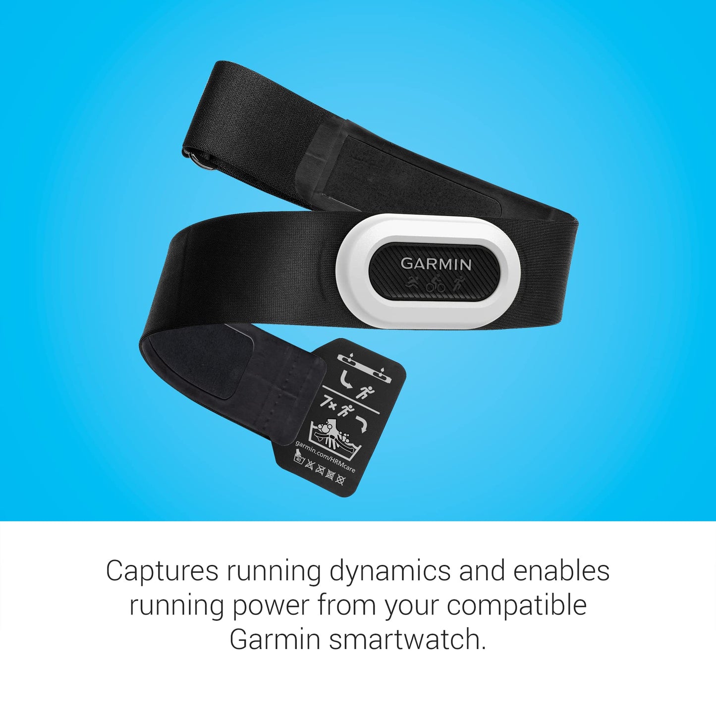 Garmin HRM-Pro Plus, Premium Chest Strap Heart Rate Monitor, Captures Running Dynamics, Transmits via ANT+ and BLE