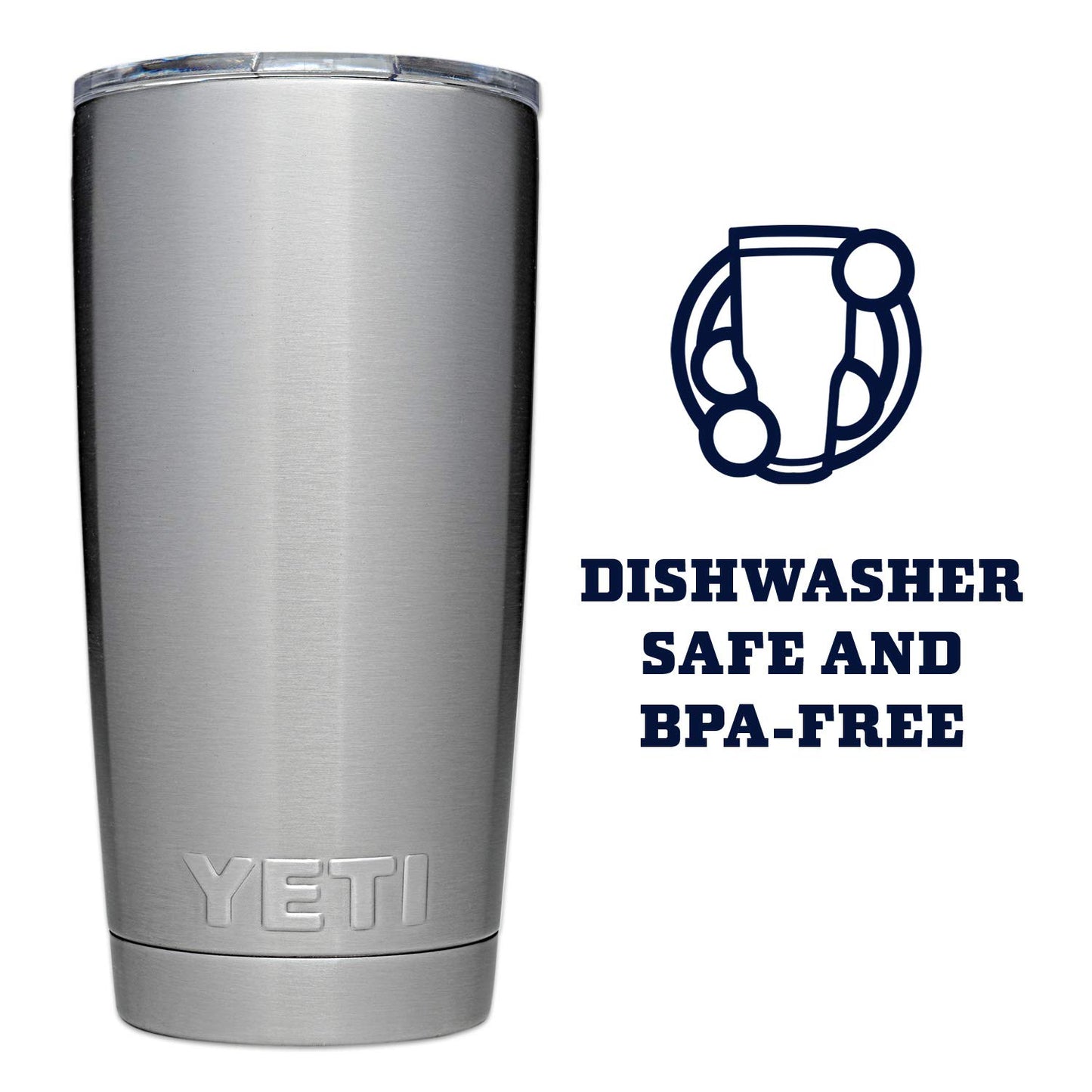 YETI Rambler 20 oz Stainless Steel Vacuum Insulated Tumbler w/MagSlider Lid