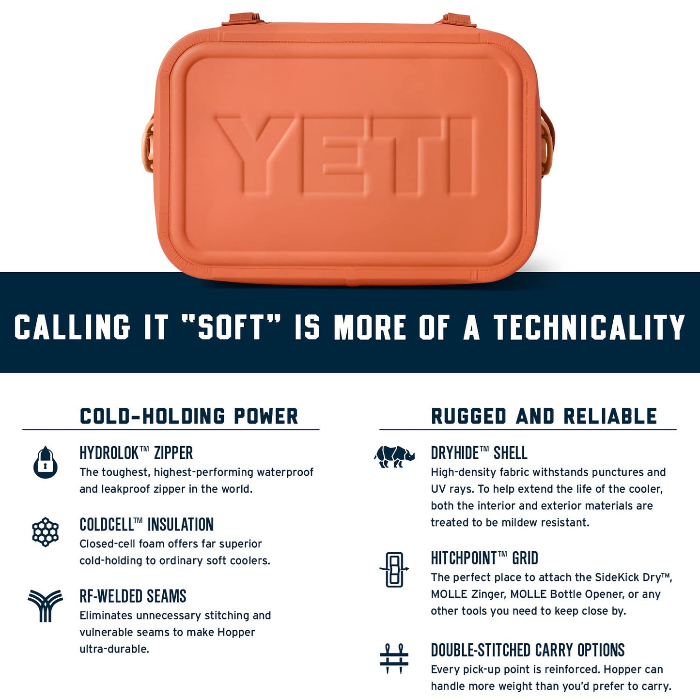 YETI Hopper Flip 18 Portable Soft Cooler