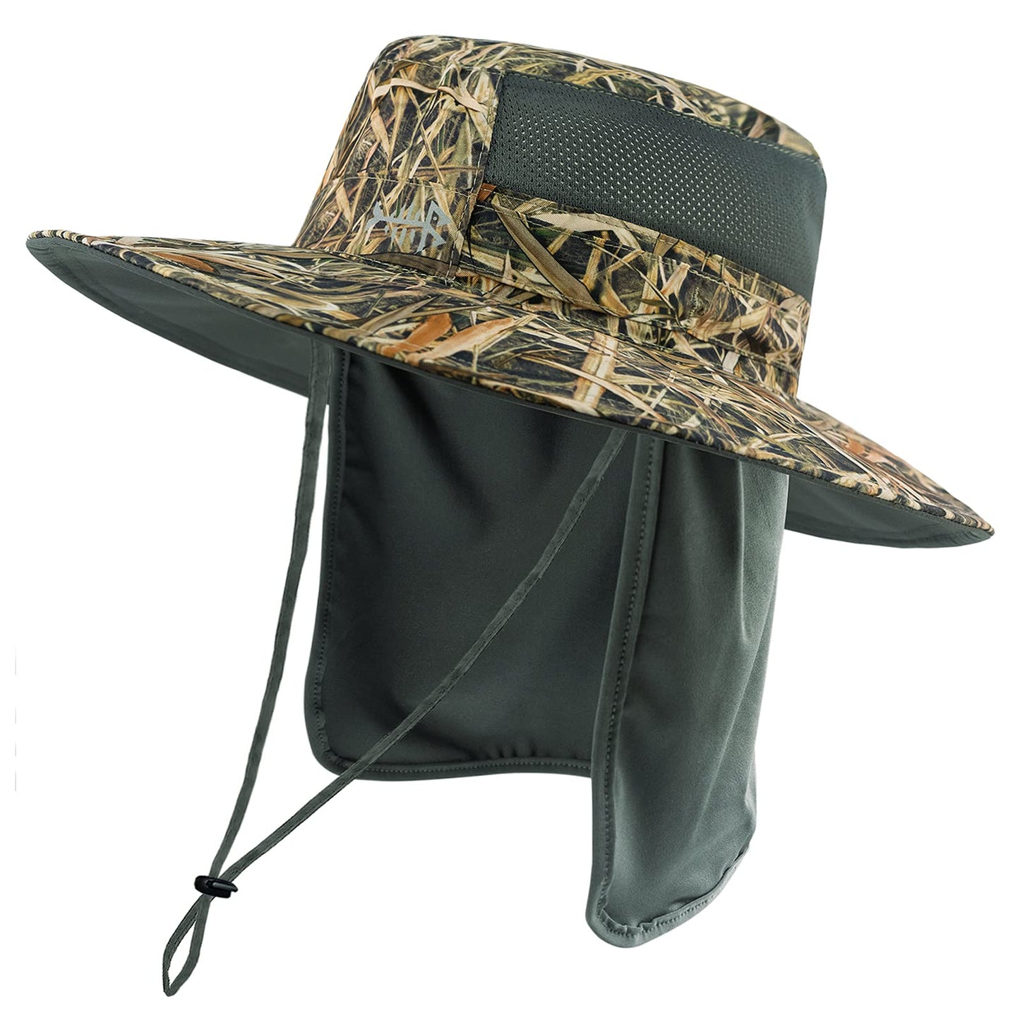 Bassdash UPF 50+ Sun Fishing Hat Water Resistant with Detachable Neck Flap