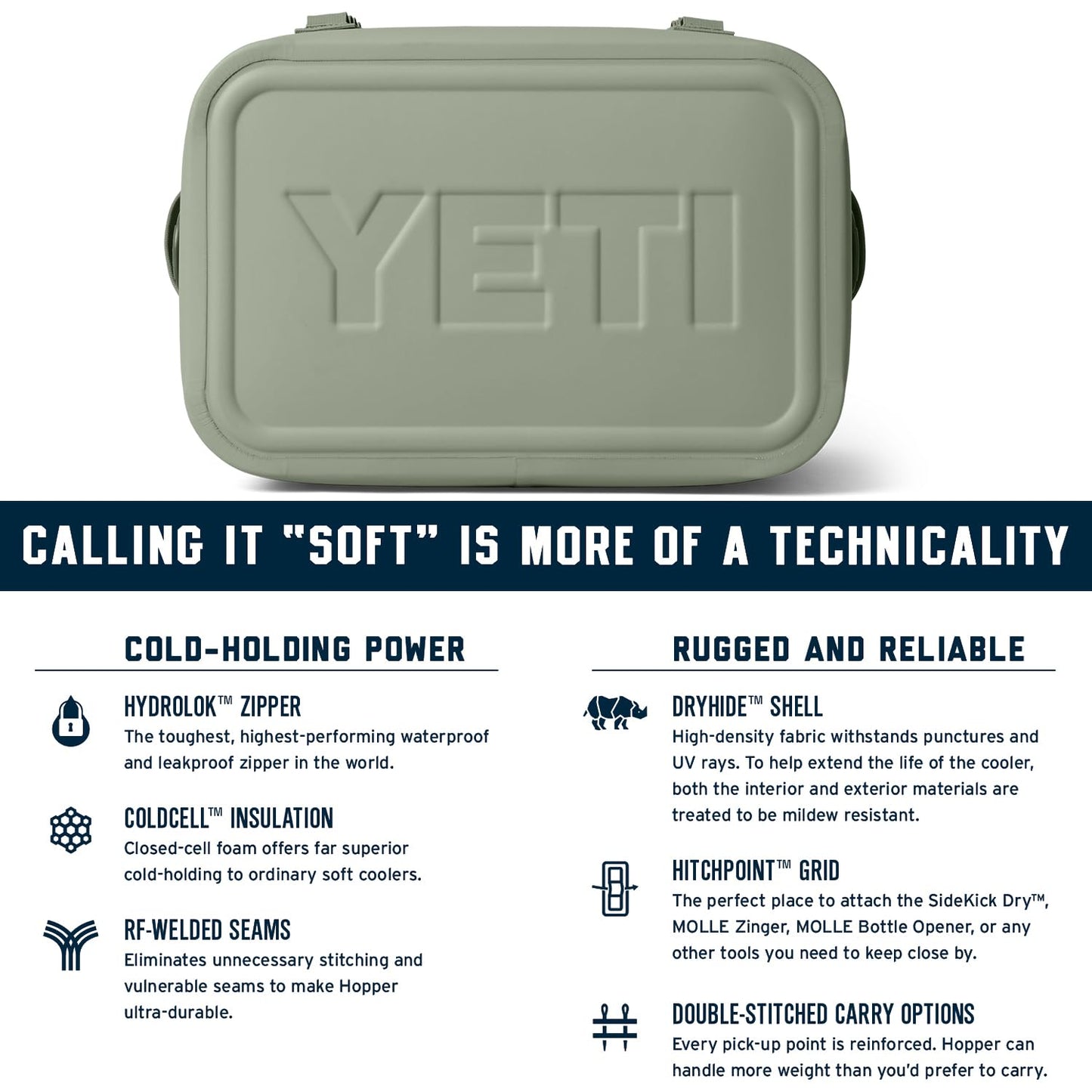 YETI Hopper Flip 18 Portable Soft Cooler