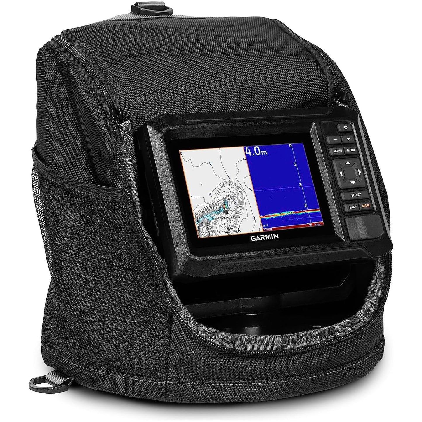 Garmin ECHOMAP UHD2 55cv Ice Fishing Bundle with Garmin Navionics+™ Maps for Canada Inland and Coastal