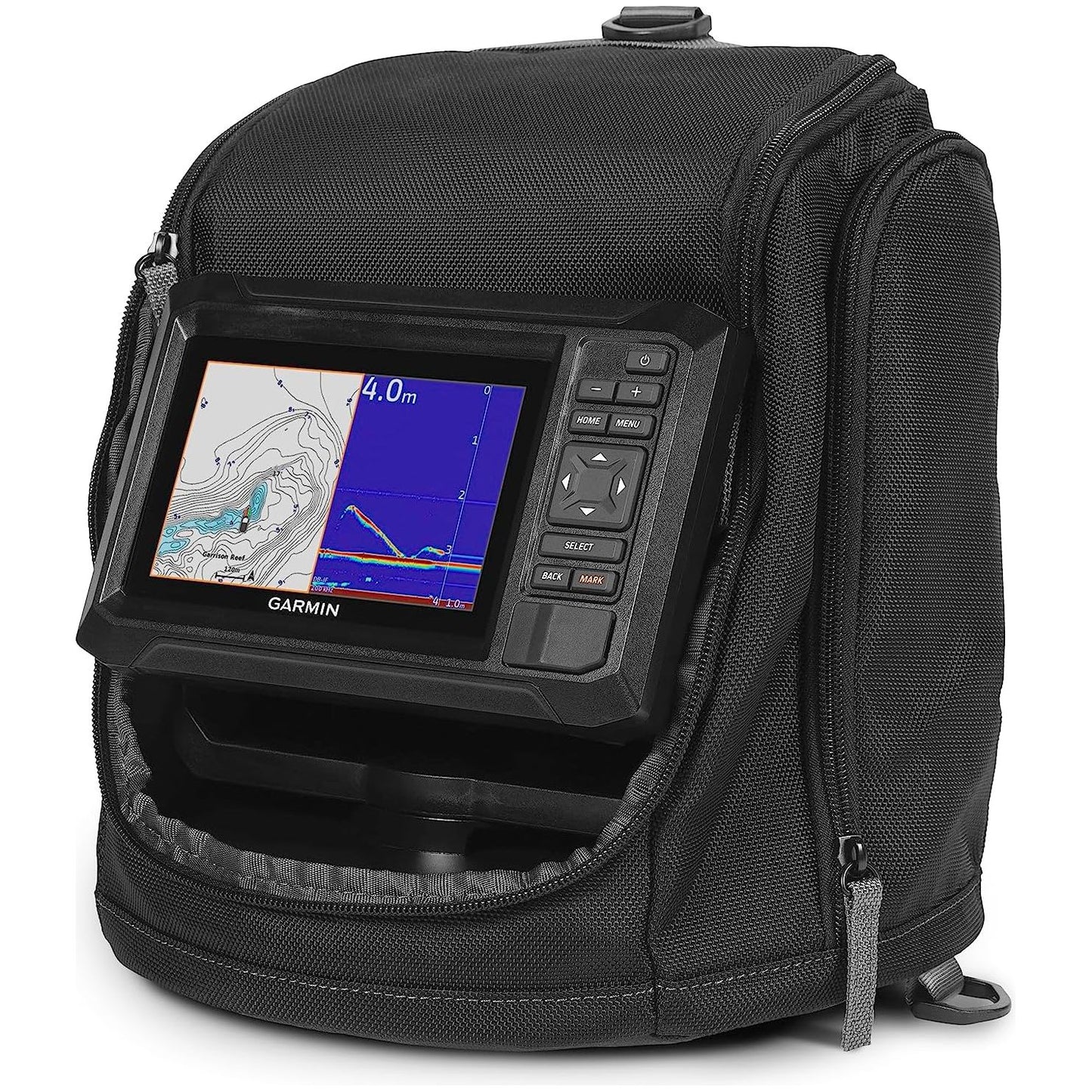 Garmin ECHOMAP UHD2 55cv Ice Fishing Bundle with Garmin Navionics+™ Maps for Canada Inland and Coastal