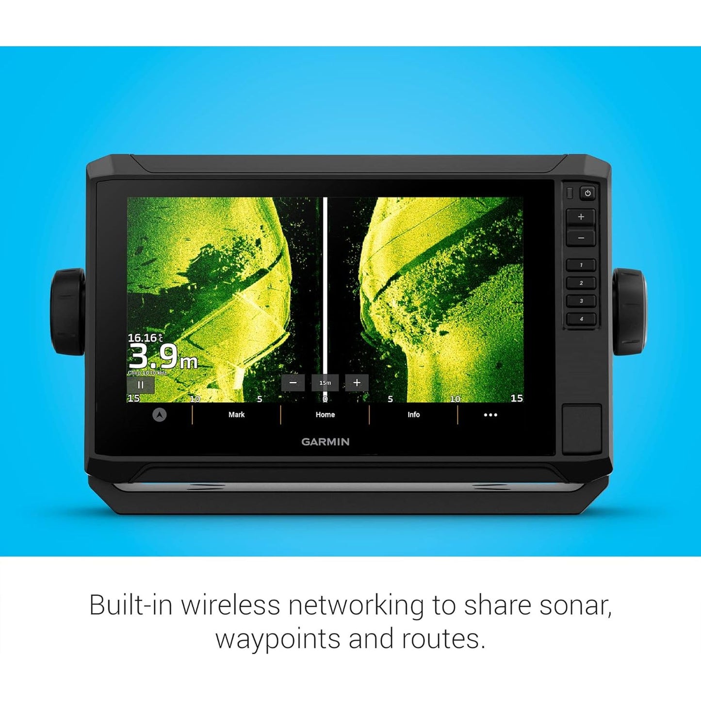 Garmin ECHOMAP UHD2 95sv with GT56 Transducer, 9" Touchscreen Chartplotter, Garmin Navionics+ Canada Inland and Coastal